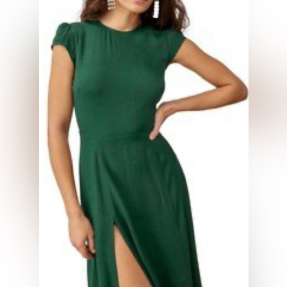 Reformation Gavin Emerald Midi Dress - Picture 3 of 8